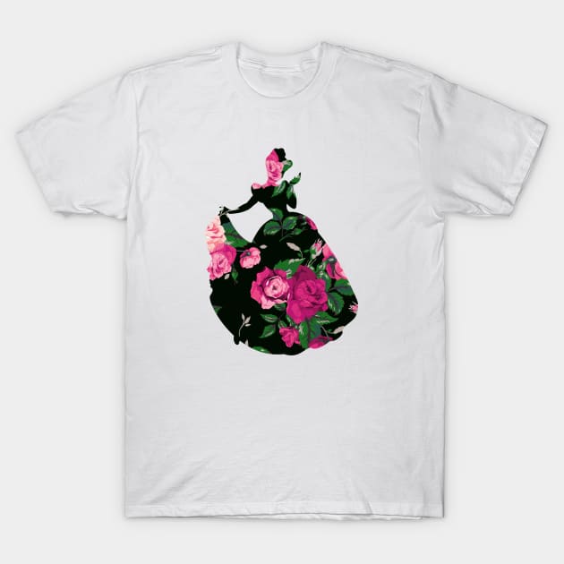 Cinderella Floral T-Shirt by ImagineTheMagic